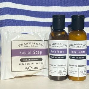 🔥5/$25🔥Pharmacopia Argan Oil Collection Travel Set
